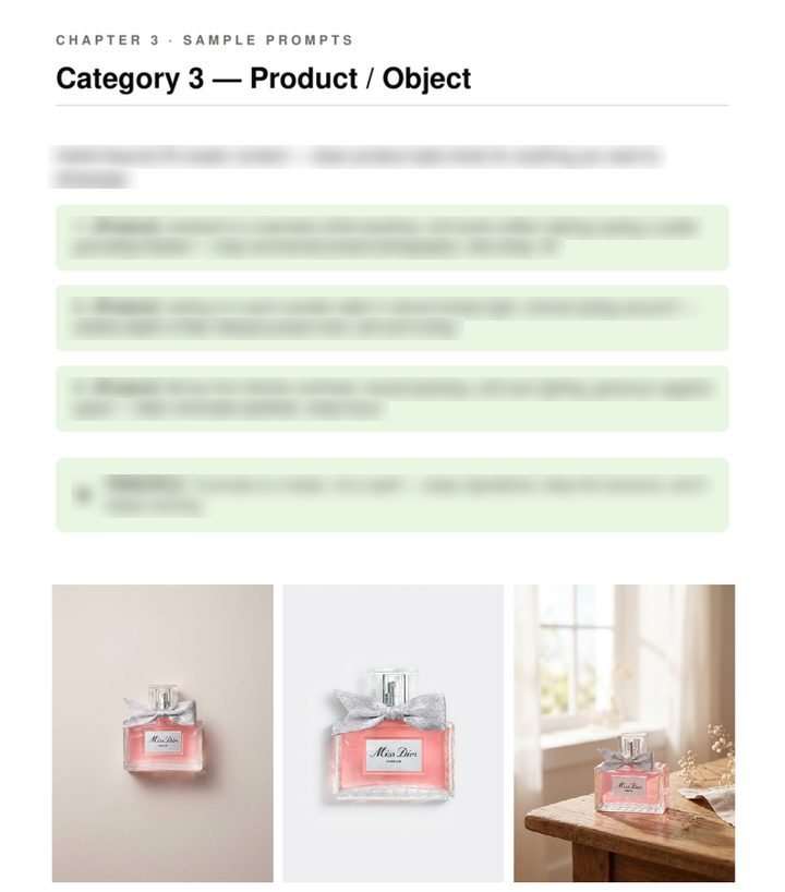 Product prompts
